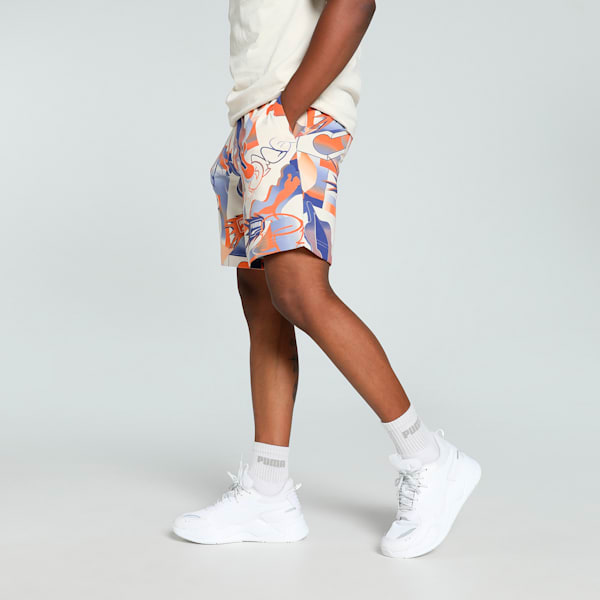 BRAND LOVE Men's Printed 8" Shorts, Alpine Snow, extralarge-IND
